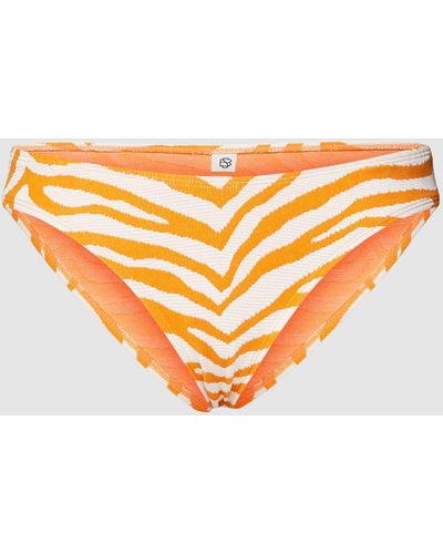 Becksöndergaard Bikinibroekje Met All-over Motief - Oranje