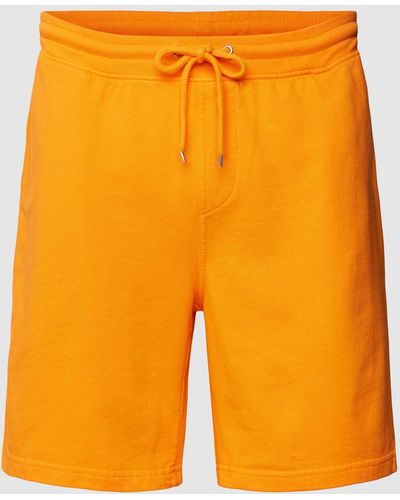 COLORFUL STANDARD Herren Sweatshorts mit elastischem Bund - Orange