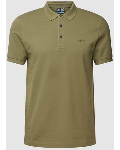 O'neill Sportswear Poloshirt mit Label-Stitching - Grün