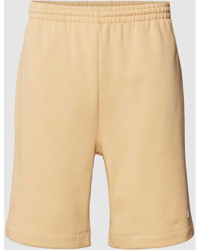 Lacoste Regular Fit Shorts mit elastischem Bund - Natur