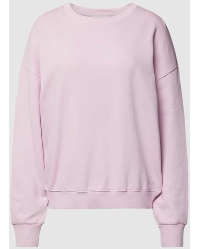 Marc O' Polo Sweatshirt mit überschnittenen Schultern - Pink