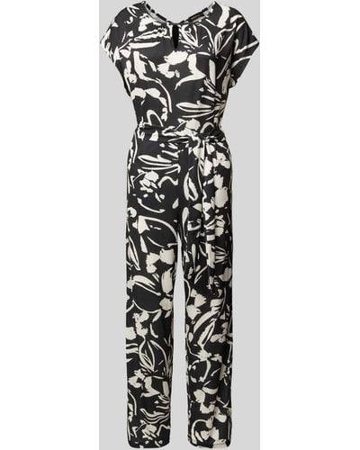 MORE&MORE Jumpsuit Met All-over Print - Wit