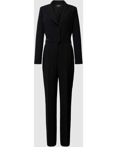 Liu Jo Jumpsuit Met Reverskraag - Zwart