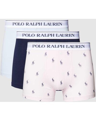 Polo Ralph Lauren Boxershorts mit elastischem Logo-Bund und Regular Fit - Mehrfarbig