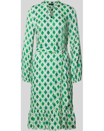 MORE&MORE Midi-jurk Met All-over Print - Groen