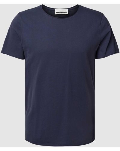 ARMEDANGELS T-Shirt mit Label-Detail Modell 'STIAAN' - Blau