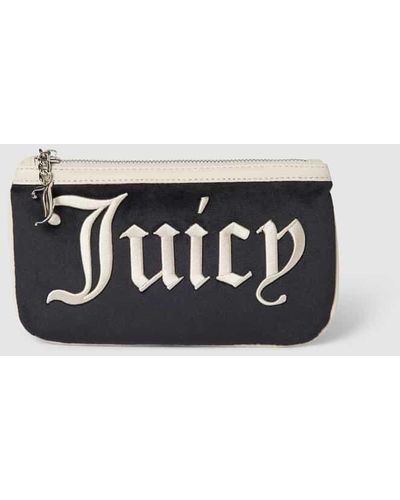 Juicy Couture Pouch mit Reißverschluss Modell 'IRIS' - Schwarz