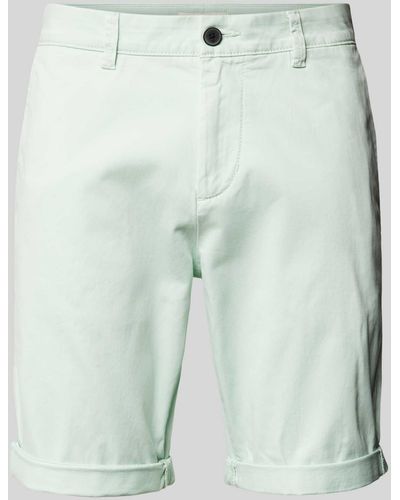 Tom Tailor Slim Fit Chino-Shorts - Grün