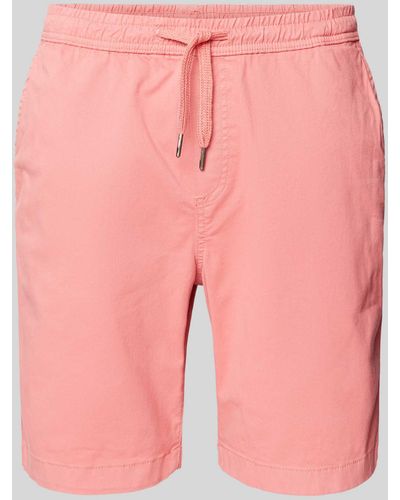 Urban Classics Regular Fit Shorts mit elastischem Bund - Pink