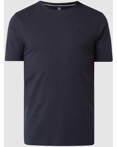 Lerros T-shirt Met Ronde Hals - Blauw
