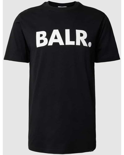 BALR T-Shirt mit Label-Print - Schwarz