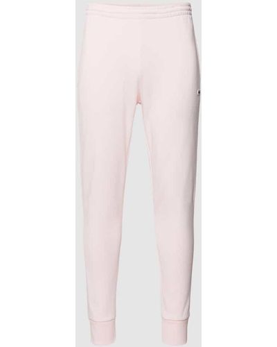 Lacoste Sweatpants mit Label-Detail - Pink