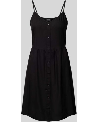 Pieces Mini-jurk Met Dierenprint - Zwart