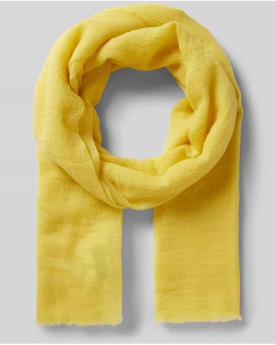 Polo Ralph Lauren Schal aus Wolle mit Strukturmuster Modell 'SGNATURE' - Gelb