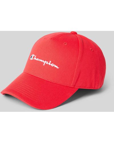 Champion Basecap mit Label-Stitching Modell 'Legacy' - Rot