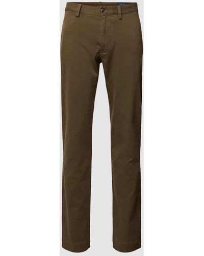 Polo Ralph Lauren Slim Stretch Fit Hose mit Knopfverschluss Modell 'BEDFORD' - Mehrfarbig