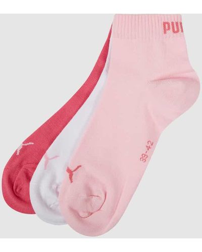 PUMA Socken im 3er-Pack - Pink