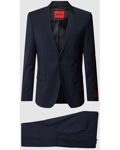 HUGO Anzug aus Schurwoll-Mix Modell 'ARTI/HESTEN' - Blau