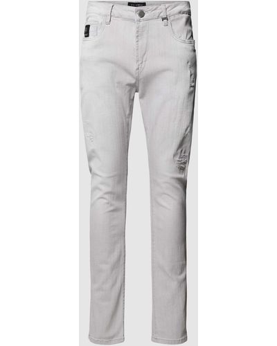 Elias Rumelis Jeans mit 5-Pocket-Design Modell 'Noel' - Grau