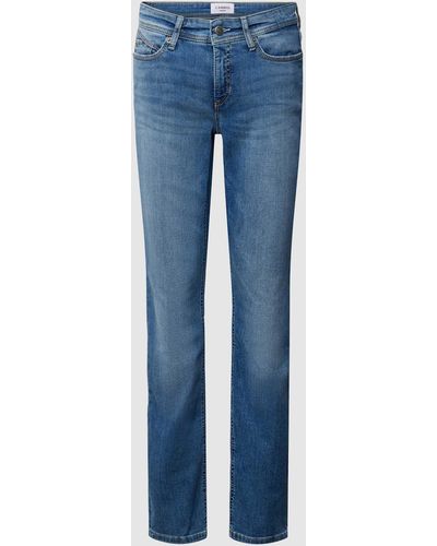 Cambio Regular Fit Jeans im 5-Pocket-Design Modell 'PARLA' - Blau