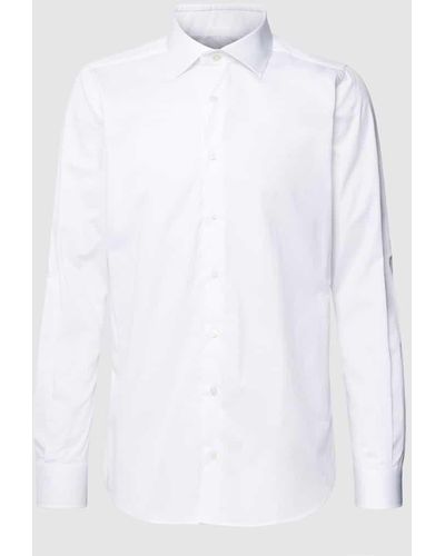 Windsor. Business-Hemd mit Kentkragen Modell 'TORRI' - Weiß