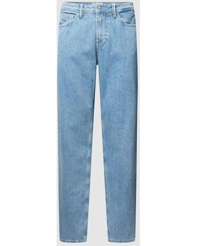 Tom Tailor Jeans mit Label-Patch - Blau