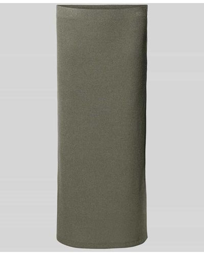 Soya Concept Midirock mit elastischem Bund Modell 'Delia' - Grün