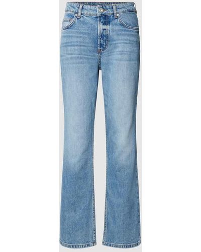 Marc O' Polo Flared Fit Jeans im 5-Pocket-Design Modell 'KIRUNA' - Blau