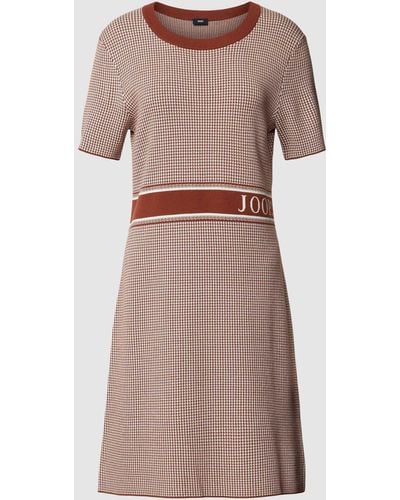 Joop! Mini-jurk Van Viscosemix Met Labeldetail - Meerkleurig