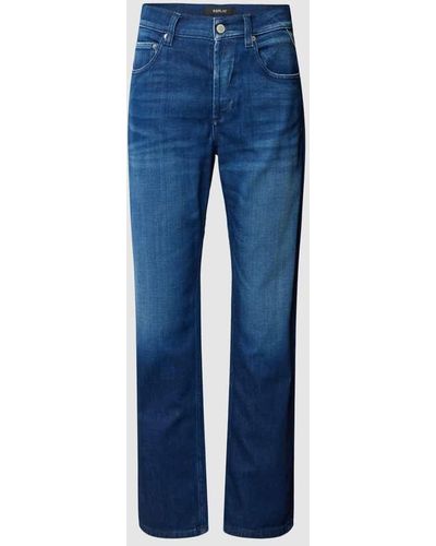 Replay Jeans mit Kontrastnähten Modell 'Maiyke' - Blau