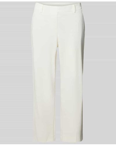SteHmann Culotte in unifarbenem Design Modell 'Fenja' - Weiß