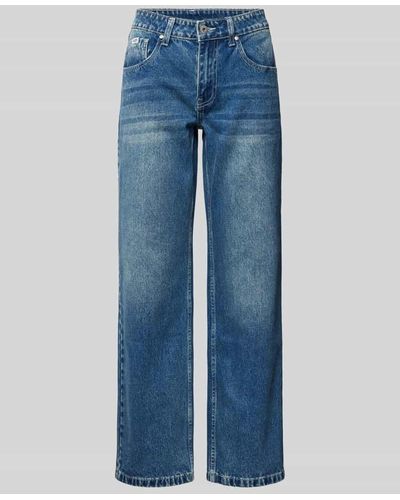 The Ragged Priest Relaxed Fit Jeans im 5-Pocket-Design - Blau