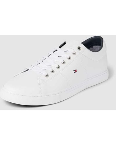 Tommy Hilfiger Cupsole Sneaker Essential Leather Schuhe - Weiß