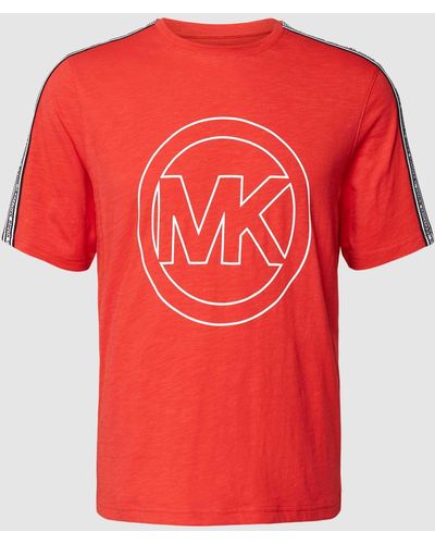 MICHAEL Michael Kors T-Shirt mit Label-Print - Rot