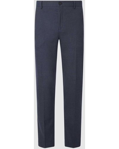 SELECTED Slim Fit Pantalon Met Structuurmotief - Blauw