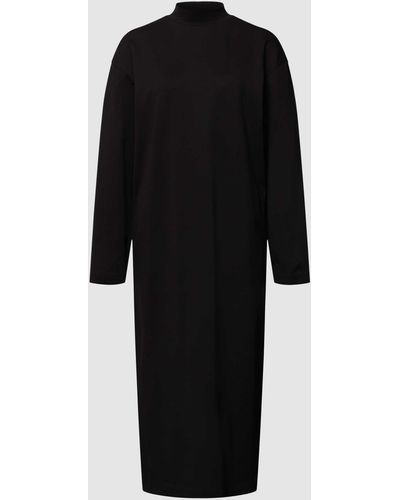 DRYKORN Midi-jurk Met Opstaande Kraag - Zwart