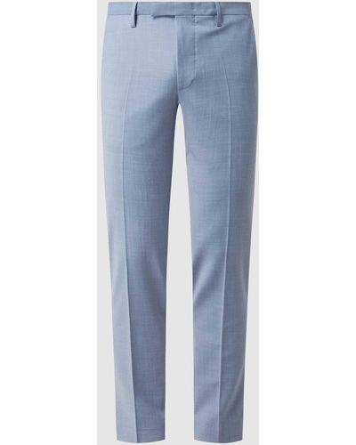 Cinque Slim Fit Pantalon Met Persplooien - Blauw