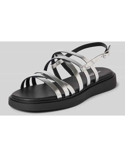 Vagabond Shoemakers Sandalette im Metallic-Look Modell 'CONNIE' - Grau