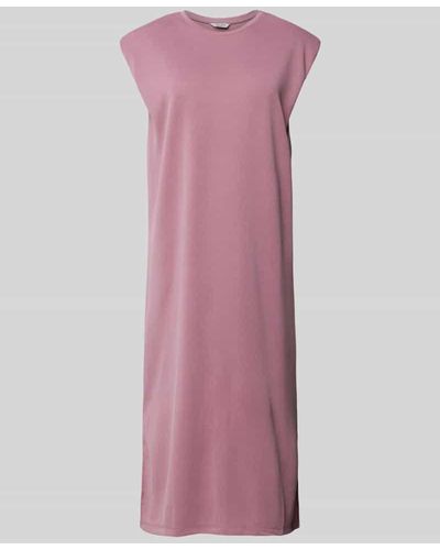 Mbym Knielanges Kleid mit Kappärmeln Modell 'Stivian' - Pink