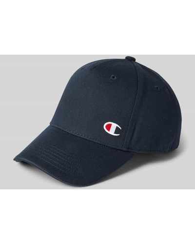 Champion Basecap mit Logo-Stitching - Blau