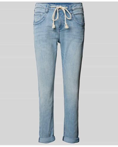 Tom Tailor Tapered Fit Jeans im 5-Pocket-Design - Blau