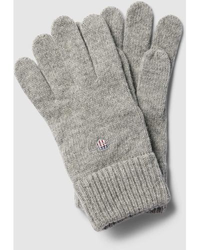 GANT Handschuhe mit Label-Stitching - Grau