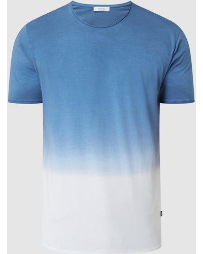DIGEL T-Shirt aus Baumwolle Modell 'Dzavit' - Blau