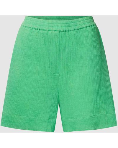 Jake*s Shorts mit Strukturmuster - Grün