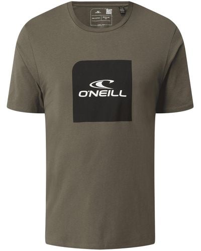 O'neill Sportswear Regular Fit T-shirt Van Katoen - Groen
