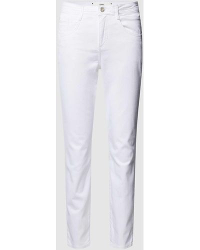 Brax Skinny Fit Jeans im 5-Pocket-Design Modell 'STYLE.SHAKIRA' - Weiß