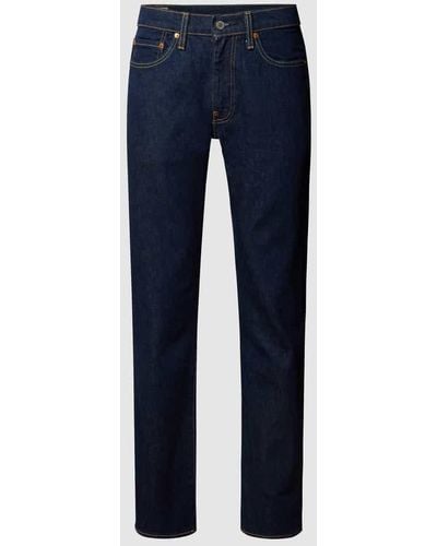 Levi's Regular Fit Jeans mit Stretch-Anteil Modell Modell "514 CHAIN RISE" - Blau