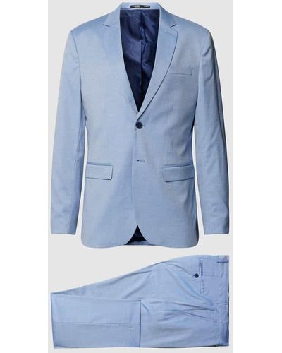 SELECTED Anzug mit Brusttasche Modell 'CEDRIC' - Blau