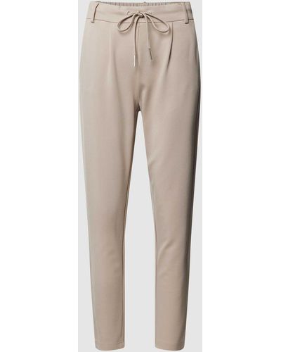 ONLY Broek Met Elastische Band - Naturel