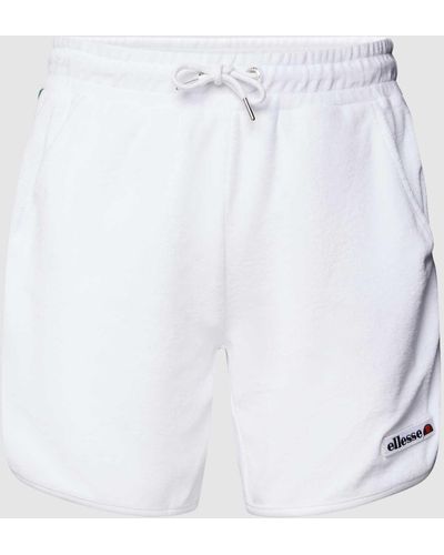 Ellesse Shorts mit Label-Details Modell 'Siepe' - Weiß